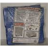 Image 1 : LOT OF 5 KLETON BLUE POLY TARPS 6FT X 8FT