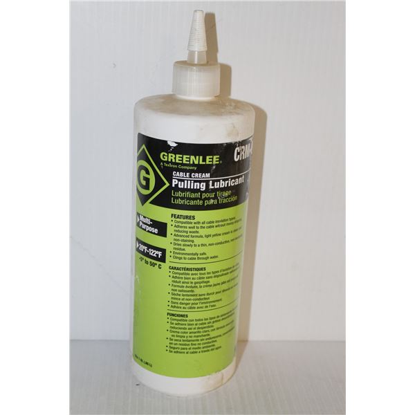 1QT BOTTLE OF GREENLEE CABLE PULLING LUBRICANT