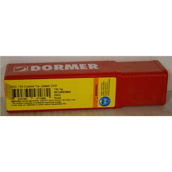 LOT OF 5 DORMER 1/2" JOBBER DRILL BITS