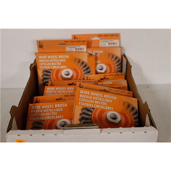 LOT OF 7 WALTER WIRE WHEEL BRUSHES