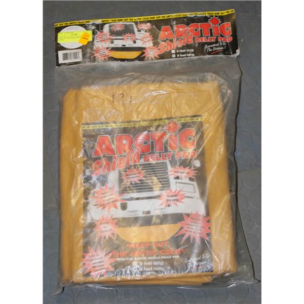 NEW ARCTIC SHIELD BELLY PAD 9' LONG. PROTECTS ENGINE FROM ROAD SLUSH AND SALT