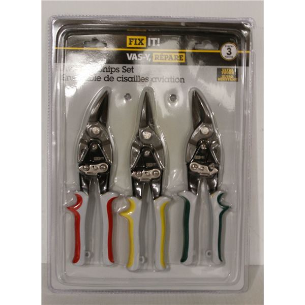 NEW FIX-IT 3PC AVIATION SNIPS SET