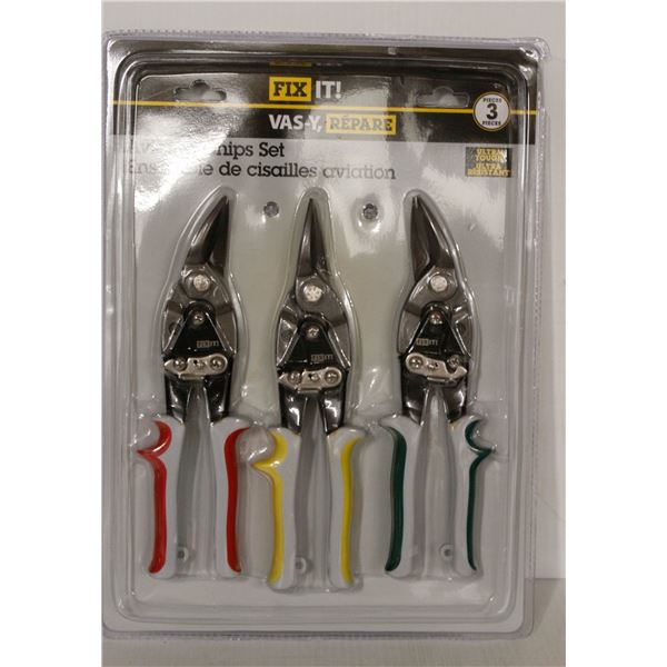 NEW FIX-IT 3PC AVIATION SNIPS SET