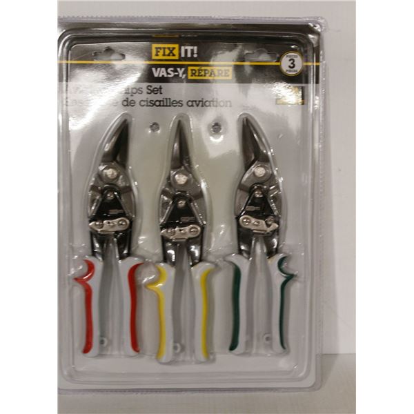 NEW FIX-IT 3PC AVIATION SNIPS SET