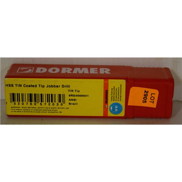 LOT OF 5 DORMER 27/64" JOBBER DRILL BITS
