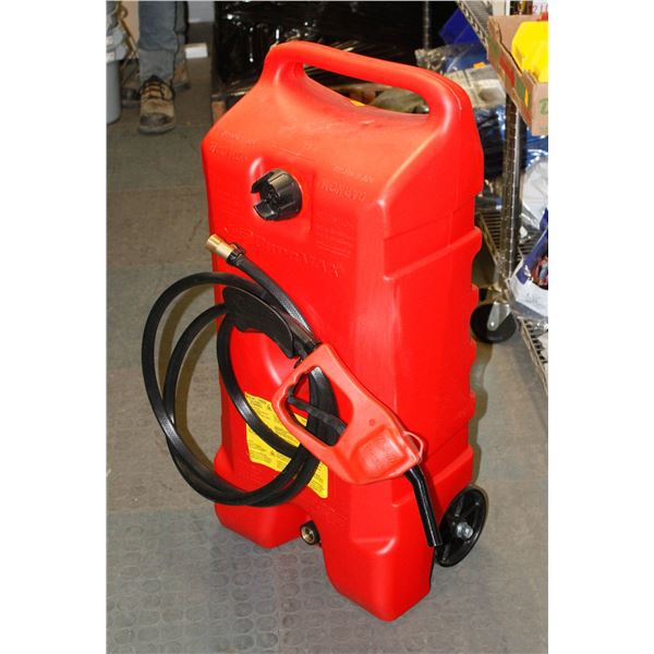 NEW PORTABLE DURAMAX GAS TANK WITH NOZZLE 53L/14GALLON