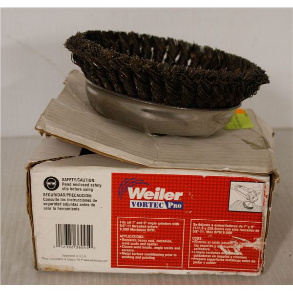 WELLER 6"  KNOT WIRE CUP BRUSH