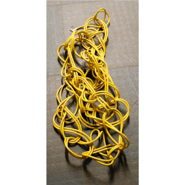 YELLOW 75FT HEAVY DUTY EXTENSION CORD