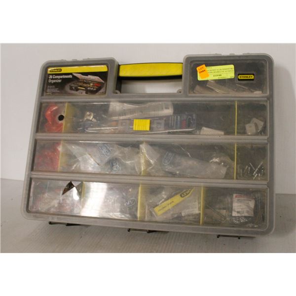 STANLEY 26 COMPARTMENT ORGANISER WITH ASSORTED