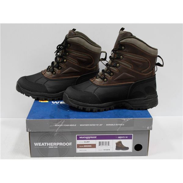 WEATHERPROOF SIZE 10 MENS BOOTS