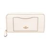 Image 1 : Coach White Crossgrain Leather Zippy Wallet