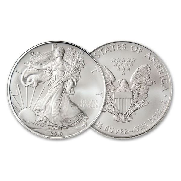 2010 American Silver Eagle .999 Fine Silver Dollar Coin