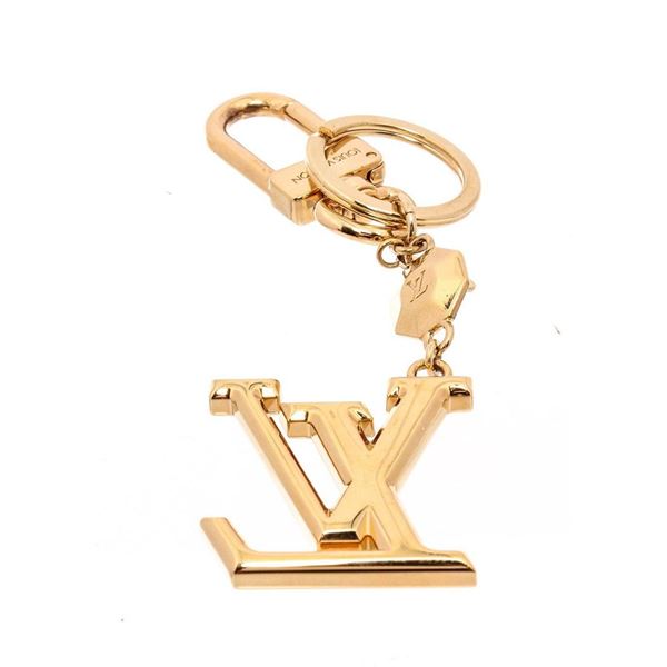 Louis Vuitton Gold LV Initials Key Holder