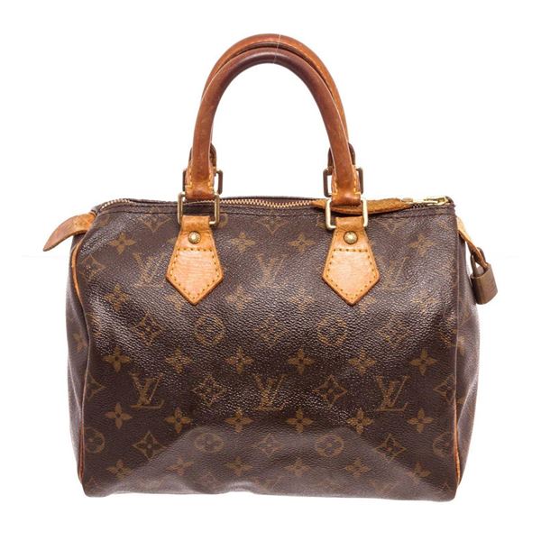 Louis Vuitton Brown Speedy 25 cm Satchel Bag