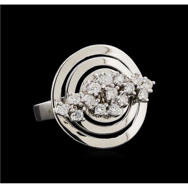 14KT White Gold 0.51 ctw Diamond Ring