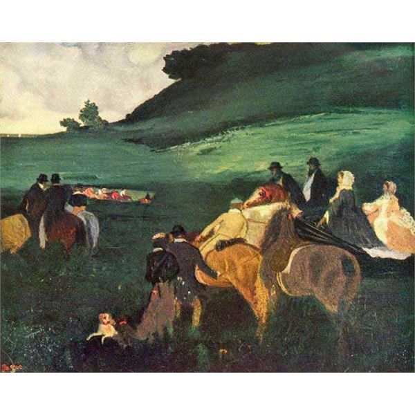 Edgar Degas - Riders In The  Landscape