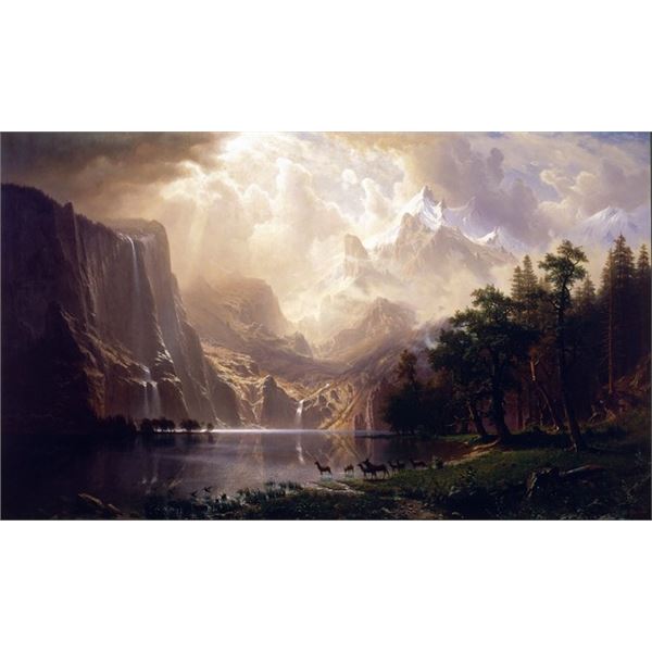 Bierstadt - Among the Sierra Nevada