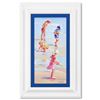 Image 1 : Lucelle Raad, "Low Tide" Framed Original Acrylic Painting on Board, Hand Signed