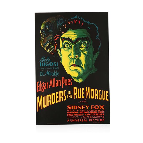 Murders in the Rue Morgue Recreation 1 Sheet Movie Poster