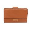 Image 1 : Coach Tan Crossgrain Leather Tab Wallet