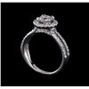 Image 4 : 1.27 ctw Diamond Ring - 14KT White Gold