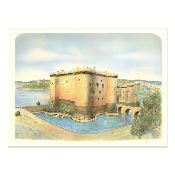 Rolf Rafflewski, "Chateau de Tarascon" Limited Edition Lithograph, Numbered and