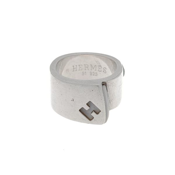 Hermes Silver Candy US 6 Ring