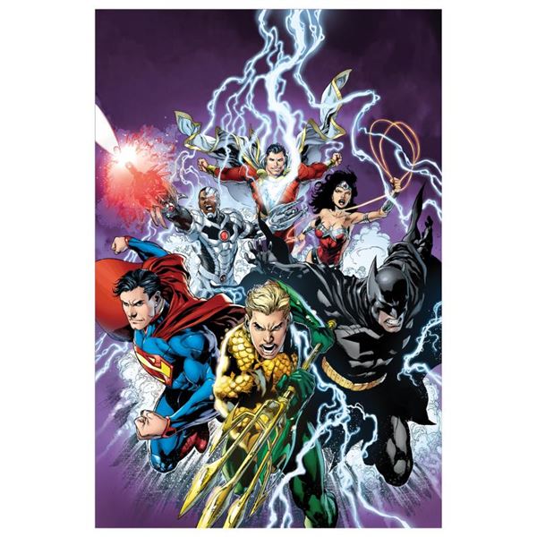 DC Comics,  Justice League #15  Numbered Limited Edition Giclee on Canvas by Iva