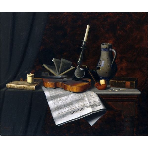 William Michael Harnett - Still Life with the Toledo Blade