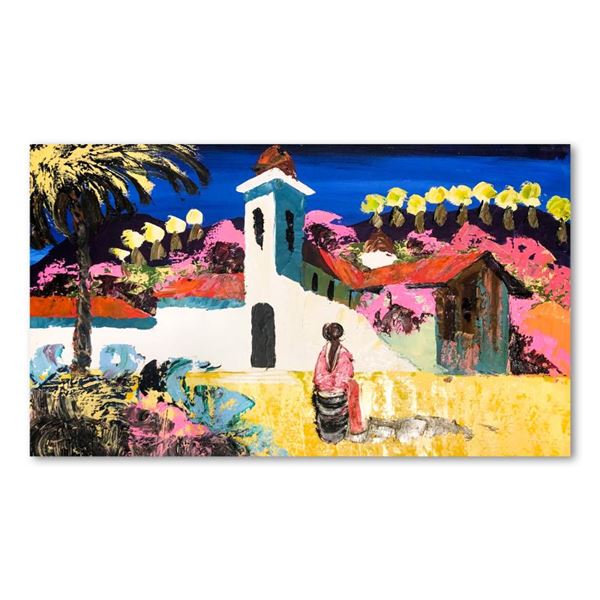 Paul Blaine Henrie (1932-1999), "Mexican Mission" Hand Signed Original Painting