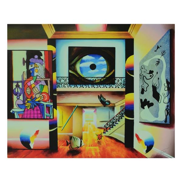 Ferjo, "Clouds in My Eye" Limited Edition on Canvas, Numbered and Signed with Le