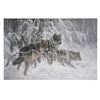 Image 1 : Larry Fanning, "Edge of Winter (Gray Wolves)" Limited Edition on Canvas, AP Numb