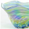Image 2 : Glass Eye Studios, "Mini Wave Bowl (Bonnet Twist)" Hand Blown Glass Sculpture (S