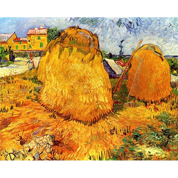 Van Gogh - Haystacks In Provence 2