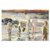 Image 1 : Don Hatfield, "Frolicking at the Seashore" Limited Edition Serigraph on Canvas,