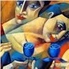 Image 2 : Yuroz, "The Preservation Of Love" Hand Signed Limited Edition Serigraph on Canva