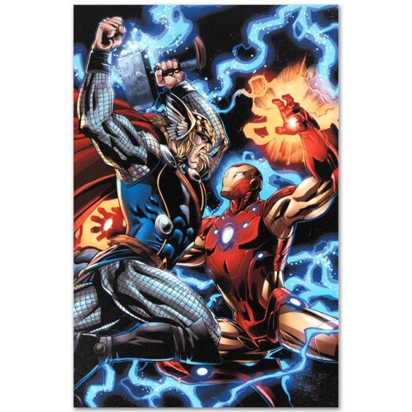 Marvel Comics  Iron Man/Thor #3  Numbered Limited Edition Giclee on Canvas by Sc