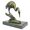 Image 2 : Marsh Crane Signed Bronze Sculpture