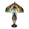 Image 2 : Tiffany Style Stained Glass Table Lamp