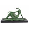 Image 2 : Modern Abstract Female Dancer Bronze Sculpture