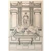 Image 1 : 19thc Line Drawing Bookplate Print, Tomb of de' Medici, Florence