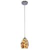 Image 2 : Transitional Mosaic Stone Pendant Light