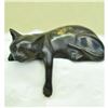 Image 1 : After Mene, Recumbent Cat Bronze Desk Sculpture