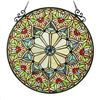 Image 2 : Stained Art Glass Hanging Window Panel