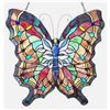 Image 1 : Butterfly Stained Glass Hanging Panel