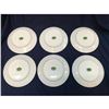 Image 2 : Set of Limoges Porcelain Plum Fruit Dessert Plates