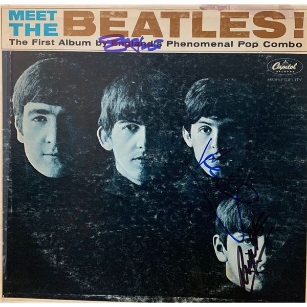 Signed Beatles Meet The Beatles