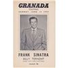 Image 3 : FRANK SINATRA Original 1953 Concert Handbill / Program