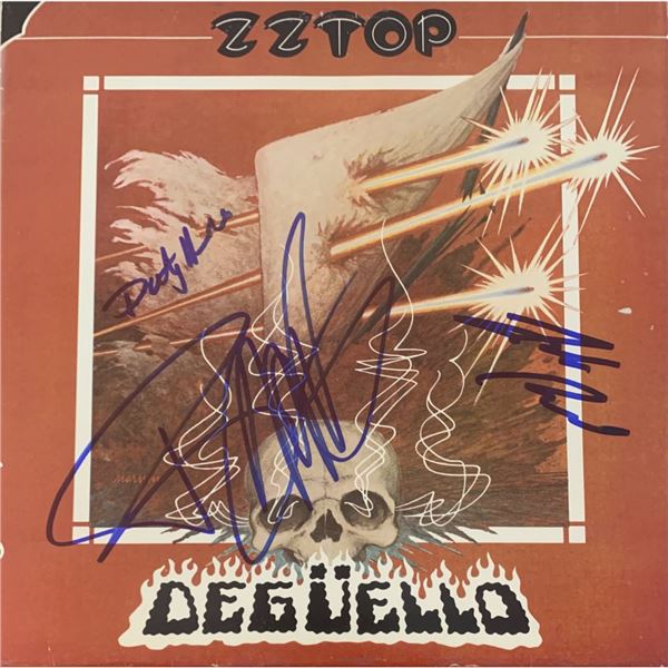 Signed ZZ Top Degüello Album