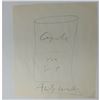 Image 1 : Signed Andy Warhol Pea Soup Can Sketch